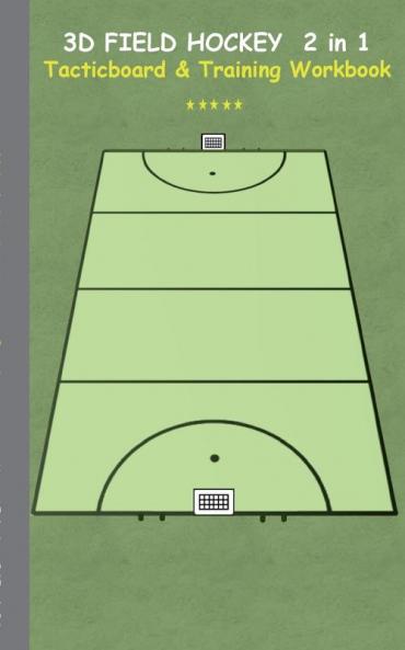 3D Field Hockey 2 in 1 Tacticboard and Training Book