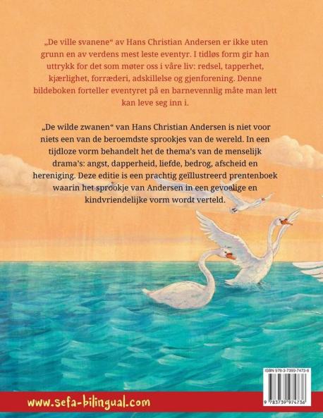 De ville svanene - De wilde zwanen (norsk - nederlandsk)