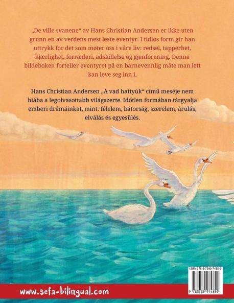 De ville svanene - A vad hattyúk (norsk - ungarsk)