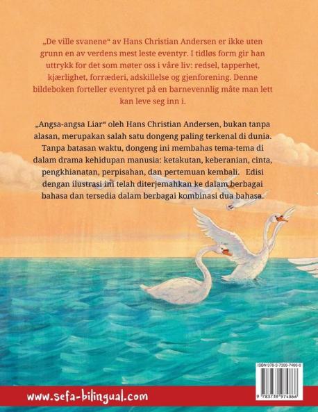 De ville svanene - Angsa-Angsa liar (norsk - indonesisk)