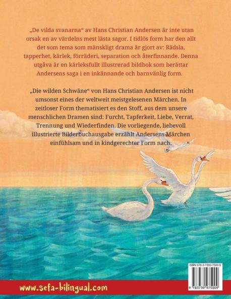 De vilda svanarna - Die wilden Schwäne (svenska - tyska)