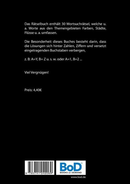 Schwere Wortsuchrätsel