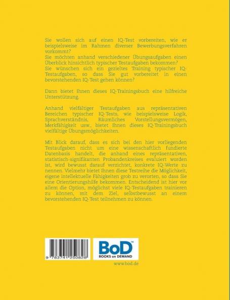IQ-Training zur Vorbereitung auf IQ-Tests