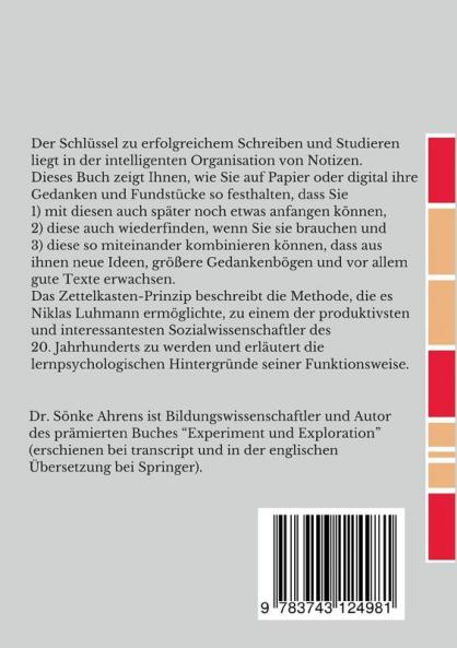 Das Zettelkasten-Prinzip