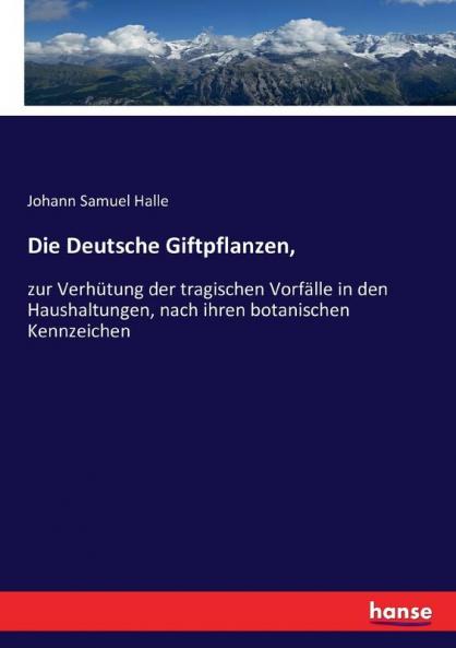 Die Deutsche Giftpflanzen