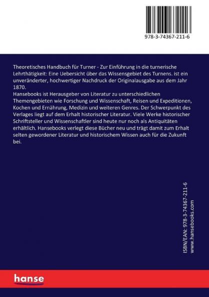 Theoretisches Handbuch für Turner