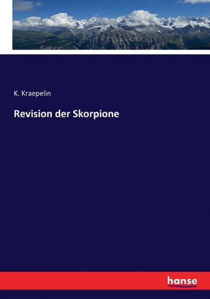 Revision der Skorpione