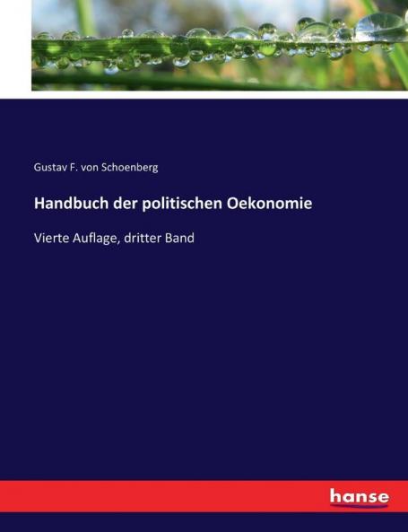 Handbuch der politischen Oekonomie