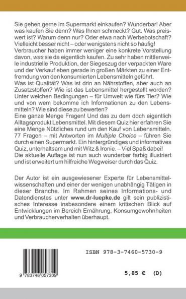 Das hintergründige Supermarkt-Einkaufs-Quiz