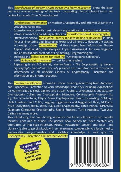 Nomenclatura - Encyclopedia of modern Cryptography and Internet Security