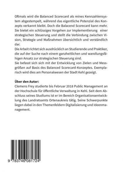 Entwicklung einer Balanced Scorecard