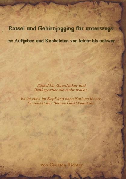 Rätsel und Gehirnjogging für unterwegs
