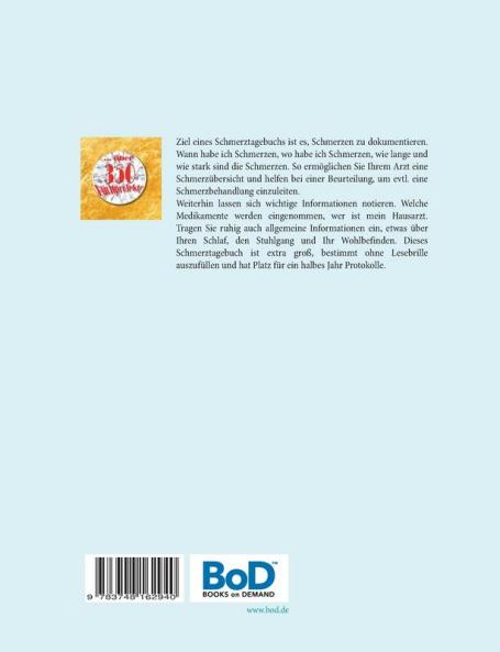 Schmerztagebuch - Schmerz Protokoll