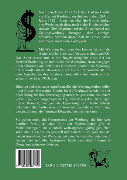 Die Uhr die keine Zeiger hatte - oder Werbung muss sein