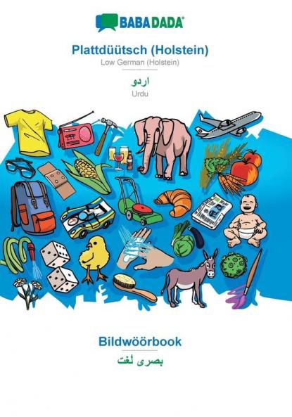 Plattdüütsch (Holstein) - Urdu (in arabic script) Bildwöörbook