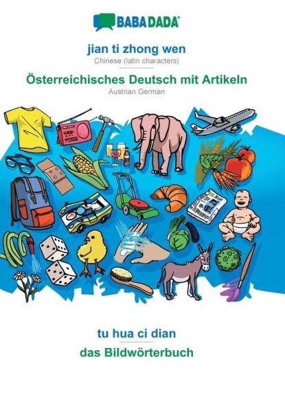 jian ti zhong wen - Österreichisches Deutsch mit Artikeln tu hua ci dian