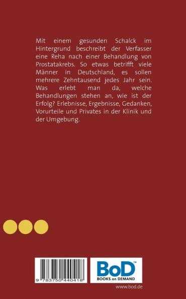 Reha ohne Prostata
