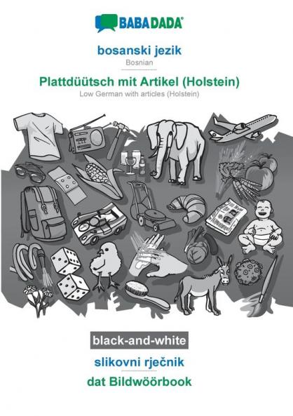 bosanski jezik - Plattdüütsch mit Artikel (Holstein) slikovni rje?nik BW
