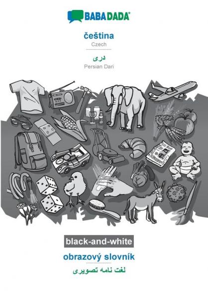 ?eština - Persian Dari (in arabic script) obrazový slovník BW