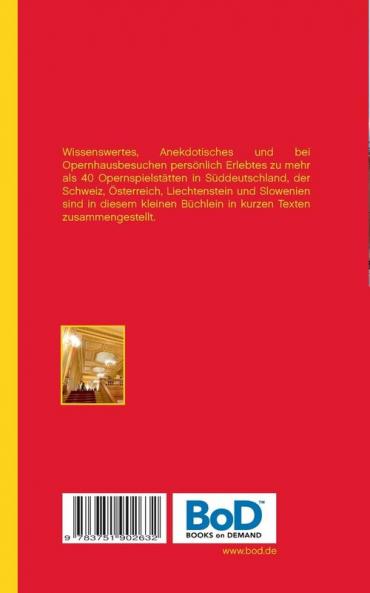 Von Operfranken bis Operösterreich