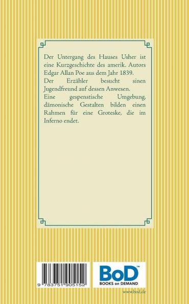 Der Untergang des Hauses Usher