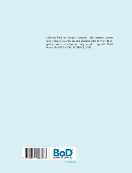 Compact Cassettes Collectible Book - Compact Cassetten Sammelbuch