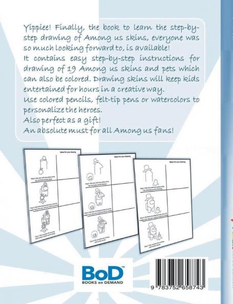 How to Draw Skins for Am@ng.us Fans: drawing paintbook painting paint coloring color App computer pc us game apple videogame kids ... christmas easter Santa claus school