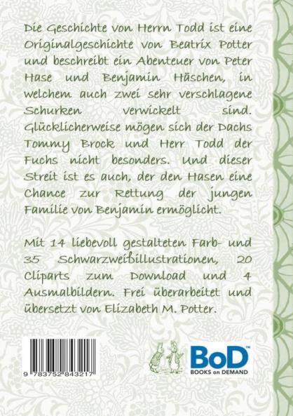 Die Geschichte von Herrn Todd (inklusive Ausmalbilder und Cliparts zum Download)
