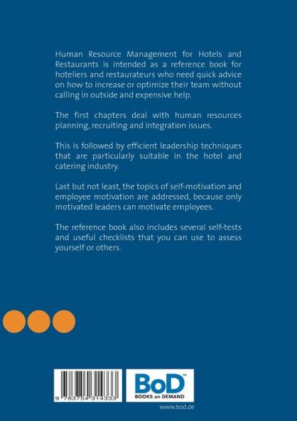 Human Resource Management for Hotels and Restaurants