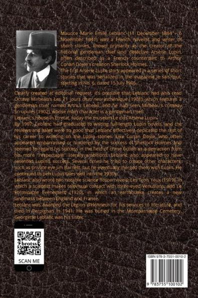 The Extraordinary Adventures of  Arsene Lupin  Gentleman-Burglar by Maurice Leblanc