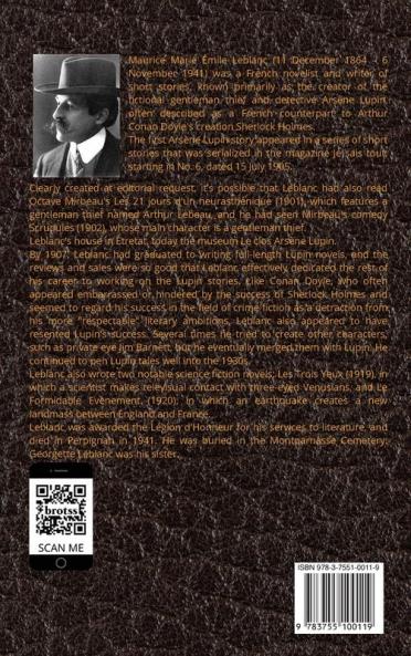 The Extraordinary Adventures of  Arsene Lupin  Gentleman-Burglar by Maurice Leblanc