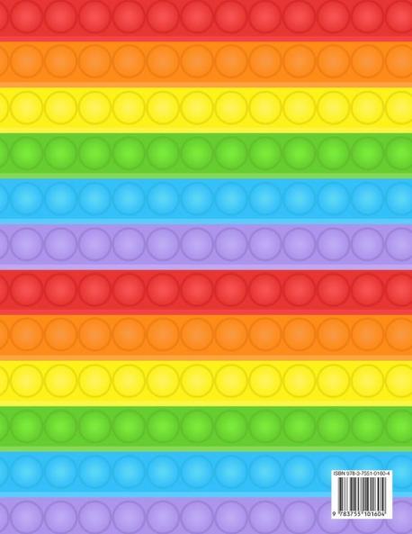 Pop It Activity Book For Kids: Pop it Alphabet and Numbers Book for Kids
