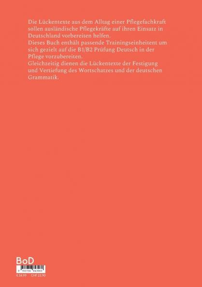 Deutsch B1/B2 in der Pflege