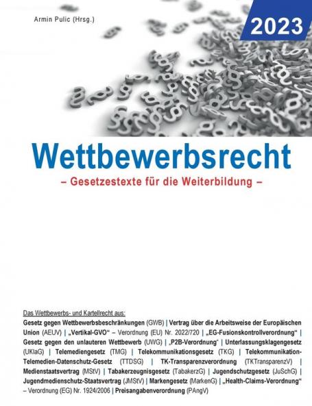 Wettbewerbsrecht 2023