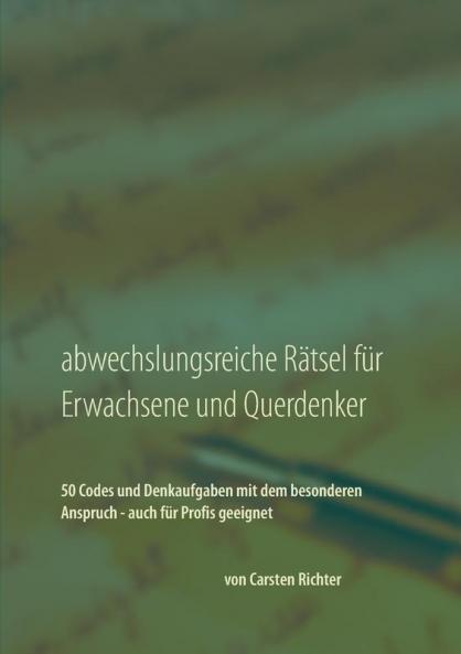 Abwechslungsreiche Rätsel für Erwachsene und Querdenker