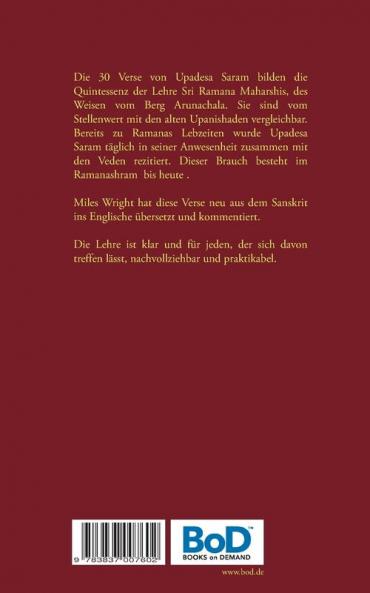 Die Quintessenz der spirituellen Unterweisung (Upadesa Saram)