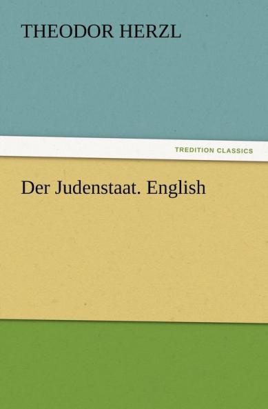 Der Judenstaat. English