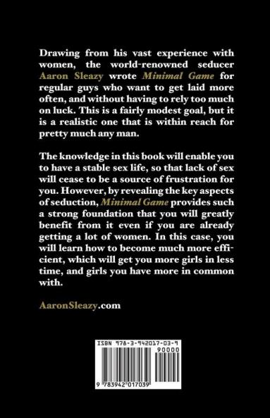 Minimal Game: The No-Nonsense Guide to Getting Girls