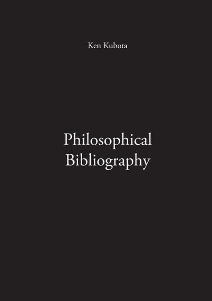Philosophical Bibliography