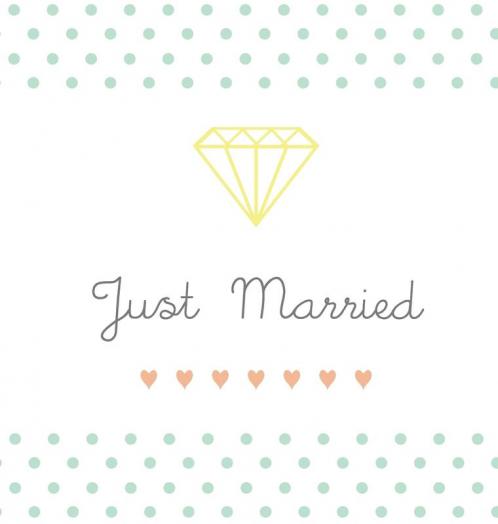 Just Married: Gästebuch Hochzeit mit liebevollem Design / Hochwertiges Hardcover / 100 weiße Seiten / 21 x 21 cm / Hochzeitsgästebuch / Hochzeitsalbum ... / Hochzeitsgeschenk / super niedlich