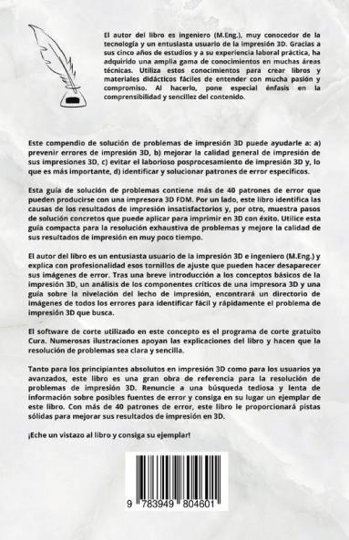 Solución de problemas de impresión en 3D