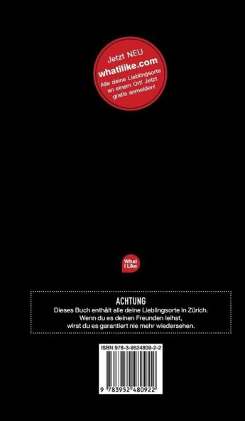 Zürich - Das City-Tagebuch (What I Like S)
