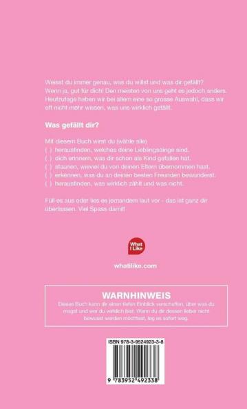 Das gefällt mir - Rosa (What I Like)