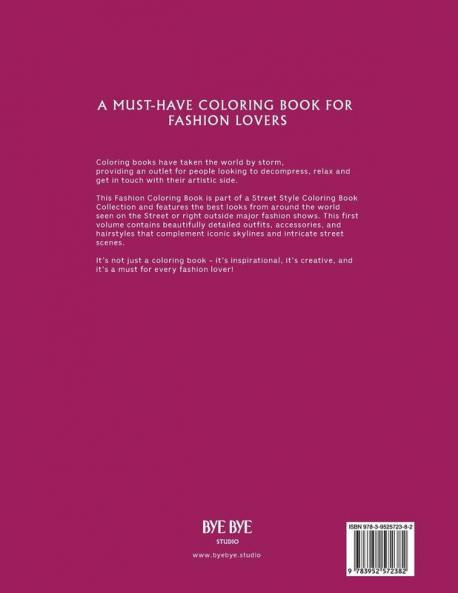 FASHION COLORING BOOK - Vol.1