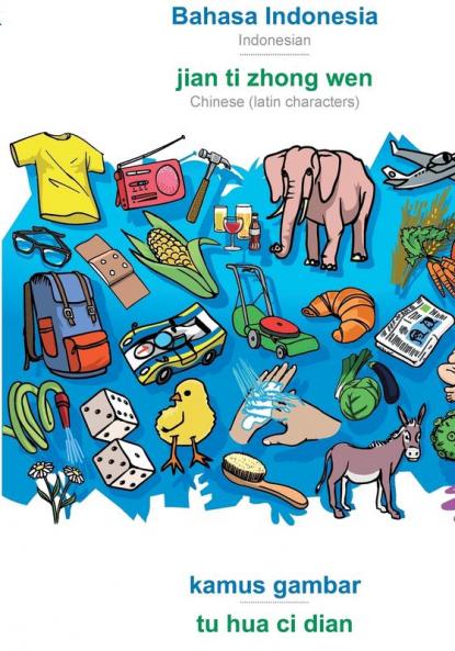 Bahasa Indonesia - jian ti zhong wen kamus gambar