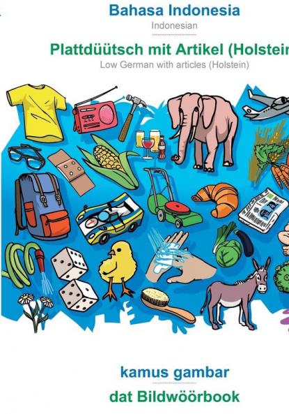 Bahasa Indonesia - Plattdüütsch mit Artikel (Holstein) kamus gambar
