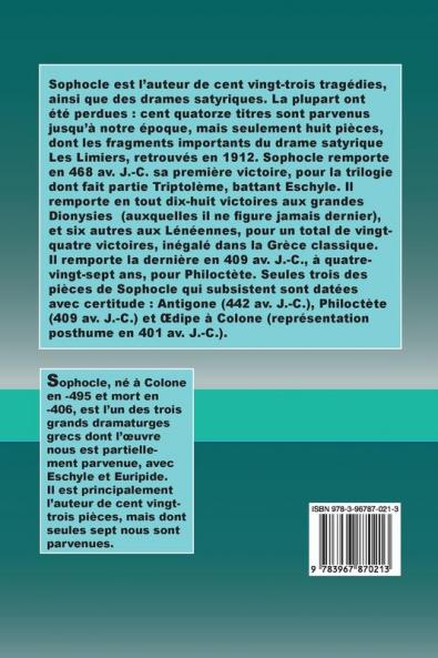 Tragédies de Sophocle