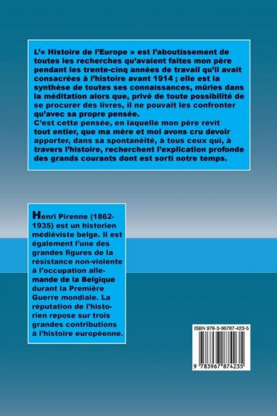 Histoire de l'Europe: des invasions au XVIe siècle