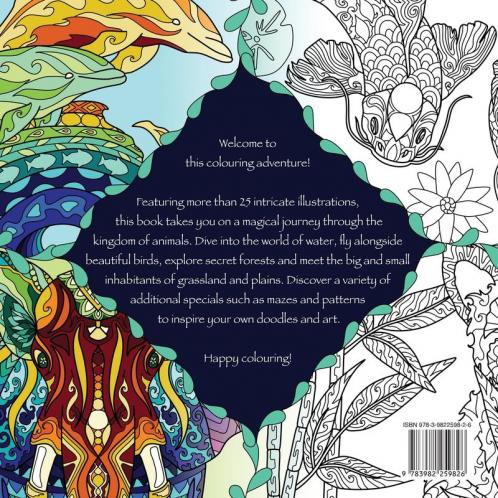 Zen Animals: A Colouring Book Adventure in the Animal Kingdom