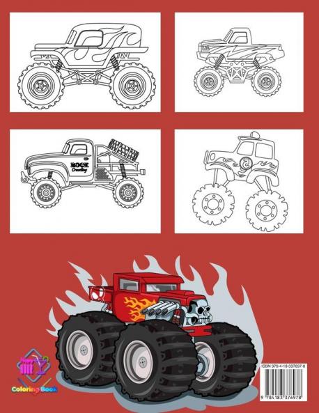 Monster Truck Coloring Book